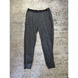 Women's Under Armour Loose Headgear Joggers Size M Gray Athletic Pants